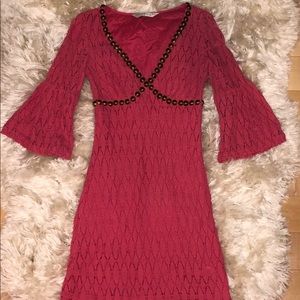 Trina Turk Eyelet Dress with grommet detail